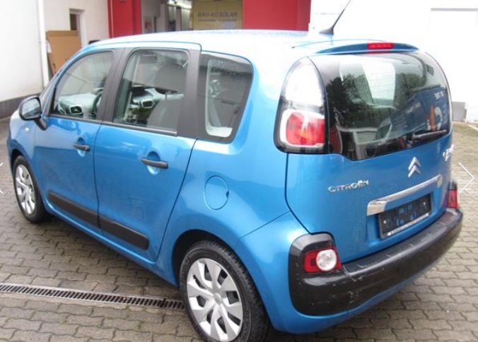 Left hand drive CITROEN C3 PICASSO 1.6 HDI 110 TENDANCE 